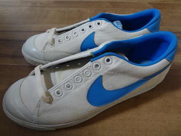箱付きデッドストック、ビンテージ、レア! NIKE ナイキ TOP SEED トップシード 1981年製 25.5cm US7.5 オールコート ブレザー ブルイン