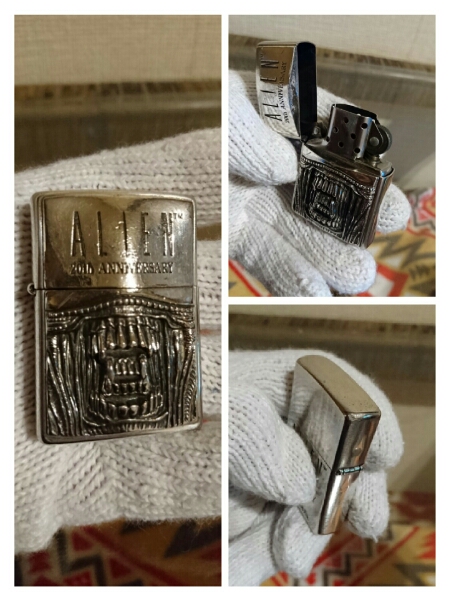 値下げ 激レア エイリアン 20周年記念 Zippo シリアルナンバー付 