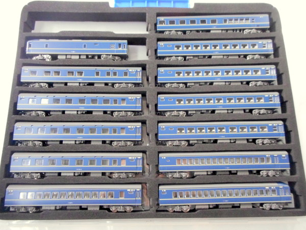 KATO 【20系 客車 多数セット 2両ライト付き】鉄道模型 Nゲージ 中古★N