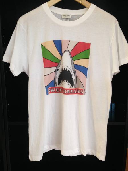 【Saint Laurent】サンローラン　Sweet Dreams シャーク Ｔシャツ　