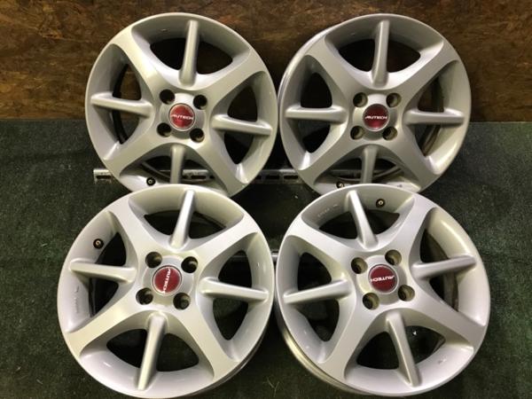 AUTECH　15インチ　4穴　タイヤ付き　アルミホイール オーテック 日産 AUTECH 4本 15インチ デイズ ホイール 15(4穴)の中古