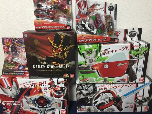 仮面ライダードライブ　大量　まとめ　セット　ルパンガンナー　シフトトライドロン