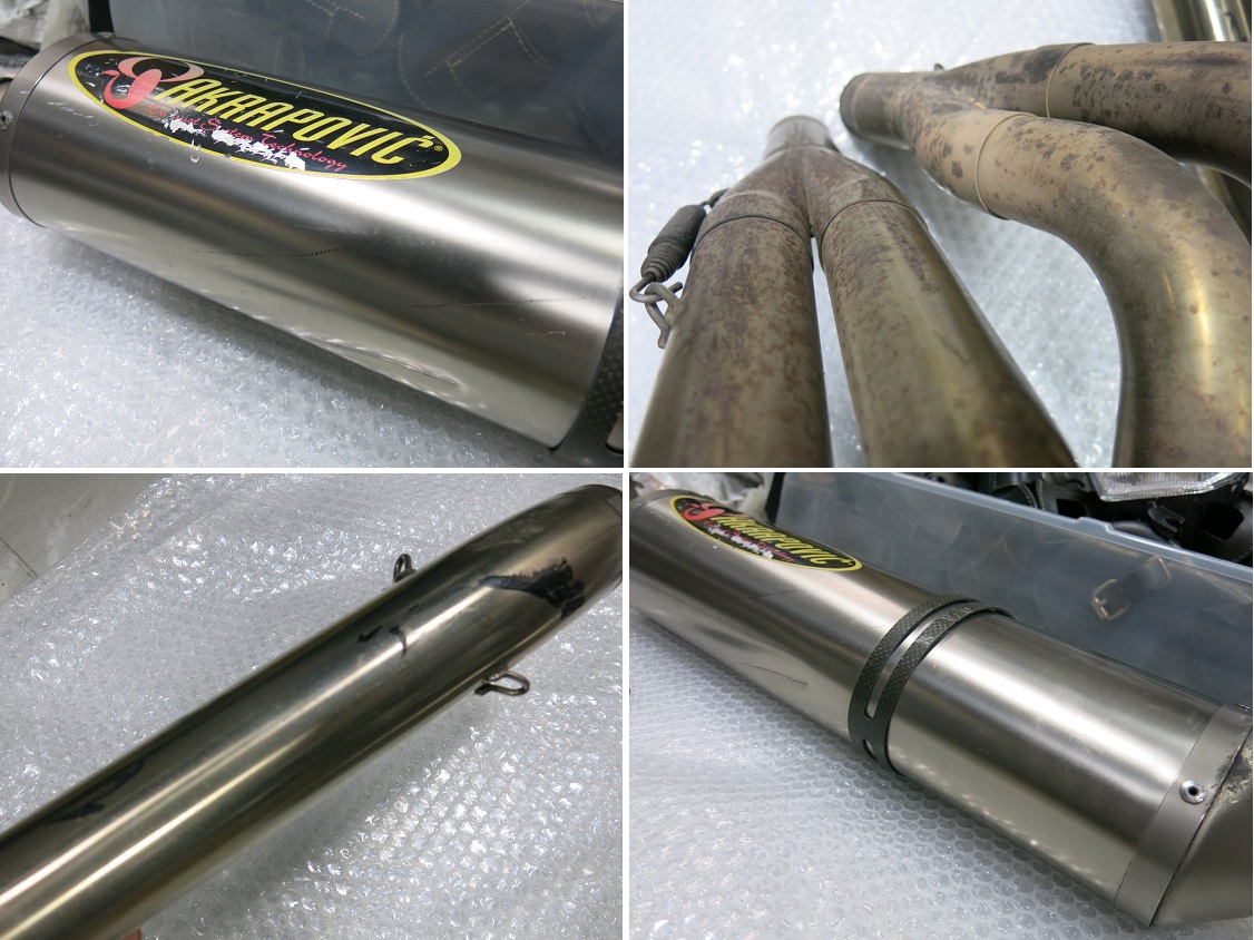 アクラポビッチ チタン フルエキ CBR1100XX ブラックバード 検＞アクラ フルエキゾースト AKRAPOVIC CBR1100XX Yahoo!オークション アクラポビッチ製ステン の フルエキゾーストマフラー チタン
