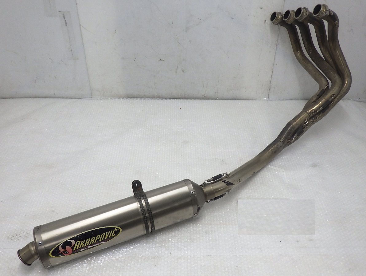 アクラポビッチ チタン フルエキ CBR1100XX ブラックバード 検＞アクラ フルエキゾースト AKRAPOVIC CBR1100XX Yahoo!オークション アクラポビッチ製ステン の フルエキゾーストマフラー チタン