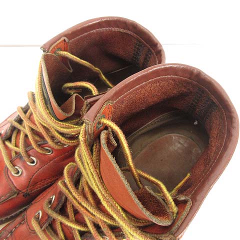 レッドウィング 96年製 Irish Setter アイリッシュセッター 半円犬タグ オロラセット モックトゥブーツ ブーツ レザーブーツ 赤茶 7 25.0