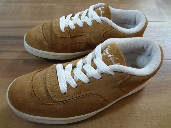 良品、ビンテージ、レア! AIRWALK エアウオーク × TONY HAWK トニー ホーク サンドベージュ 90年代韓国製 26cm US8 ONE ワン JIM ジム