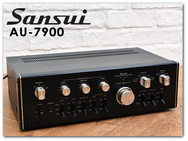 HS21934I△SANSUIサンスイ[AU-7900]プリメインアンプ_ジャンク Sansui