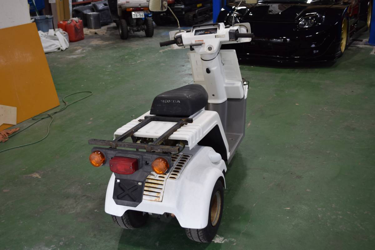 ジャイロxノーマル 走行距離64756k 側車付き軽2輪 ミニカー登録の