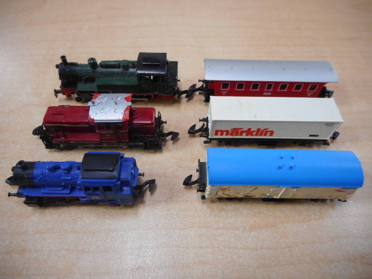 Zゲージ メルクリン蒸気機関車貨車セット ☆Marklin メルクリン Zゲージ 蒸気機関車・貨車 鉄道模型