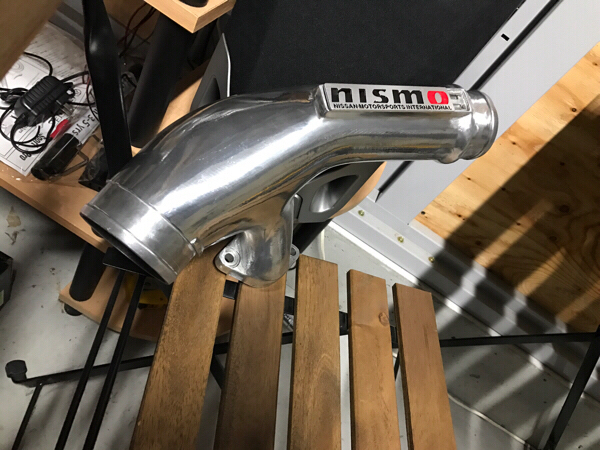 RB26DETT インテークパイプ　仕切り加工　バフ掛け　日産　GT-R インテークパイプ RB26DETT RB26インテークパイプ 仕切り加工 バフ掛け