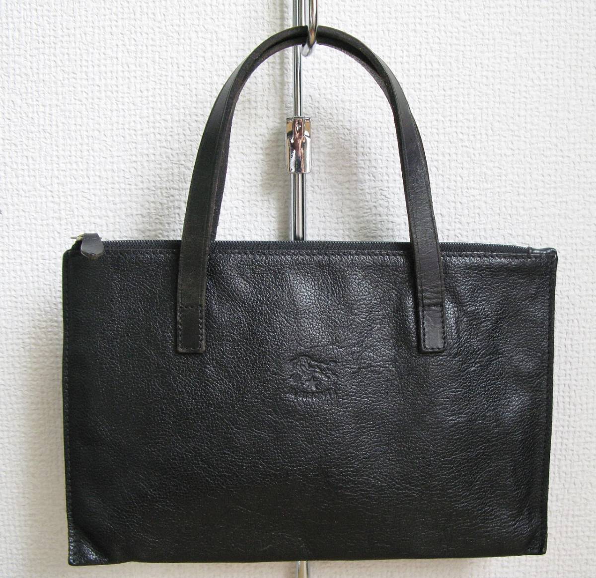 IL 希少 BISONTE イルビゾンテ 美品 ショルダー オールレザー 長財布 
