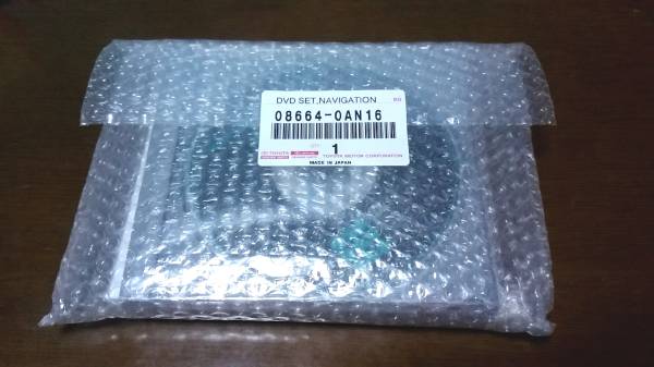 トヨタ純正ナビ用DVD-ROM　08664-0AN16　新品 2017最新春版