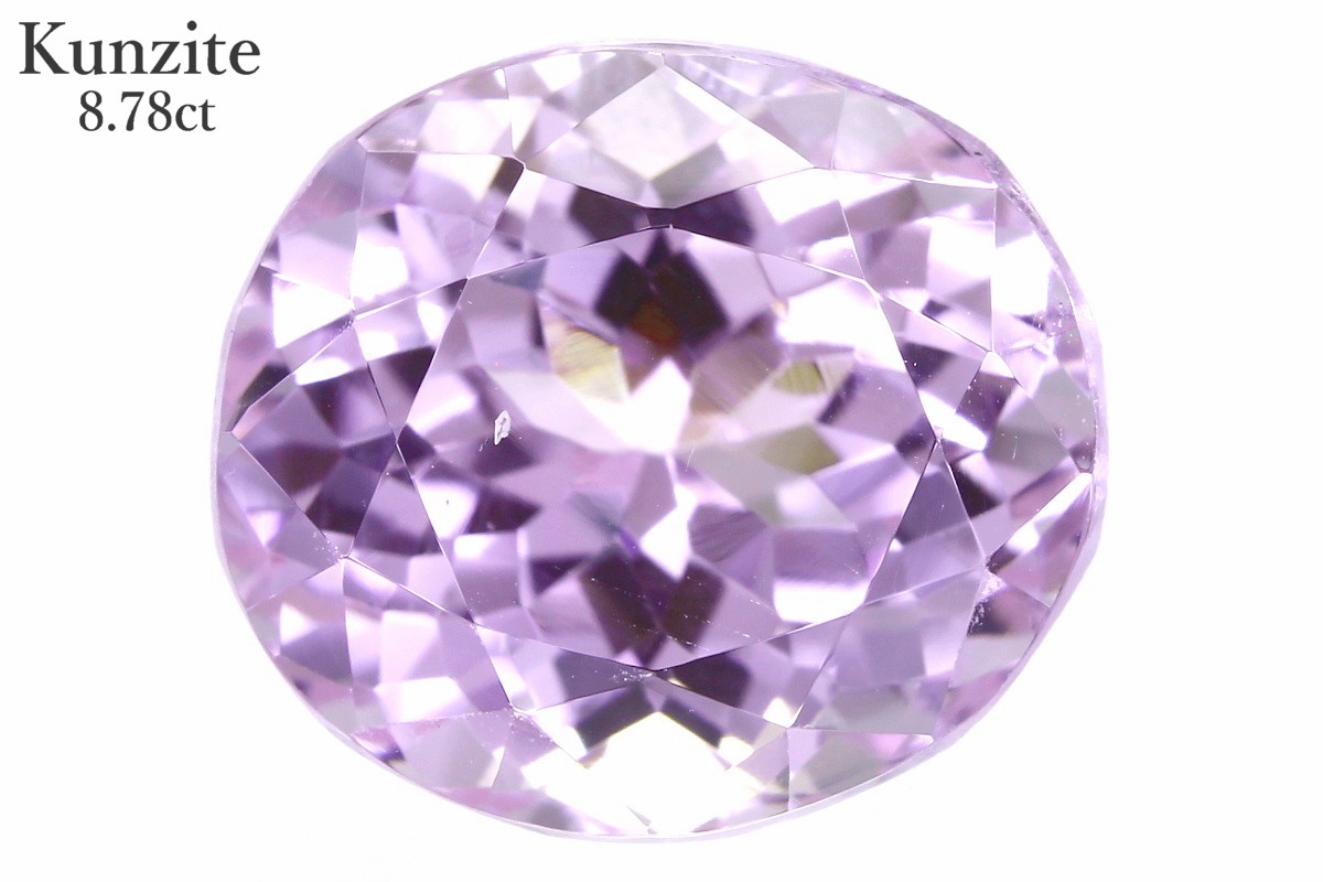 優しい色合いが心に染みる 天然クンツァイト ルース 8.78ct スポジュメン☆js822