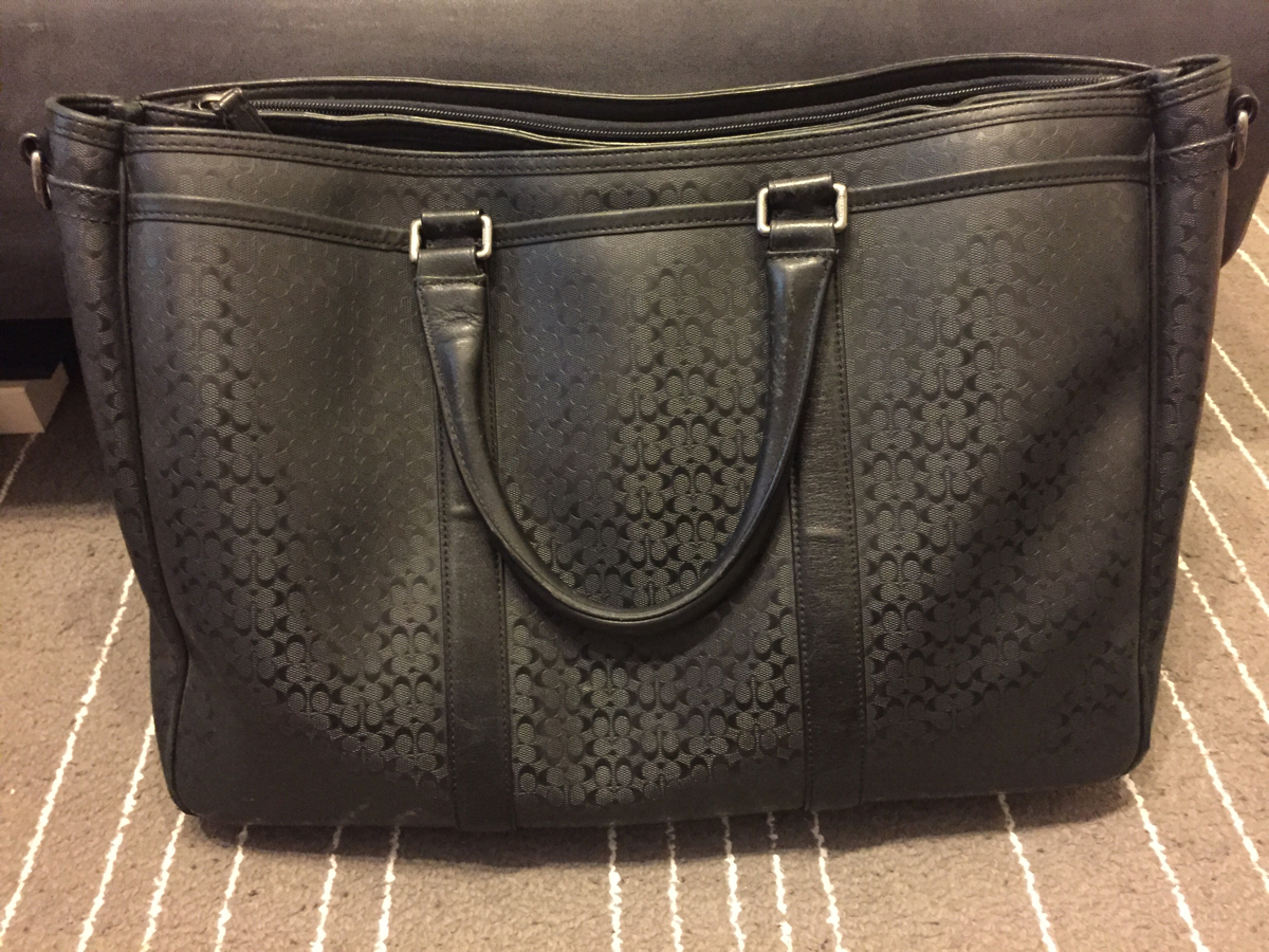 ☆【即決】COACH コーチ メンズ 上質レザー ビジネス トート