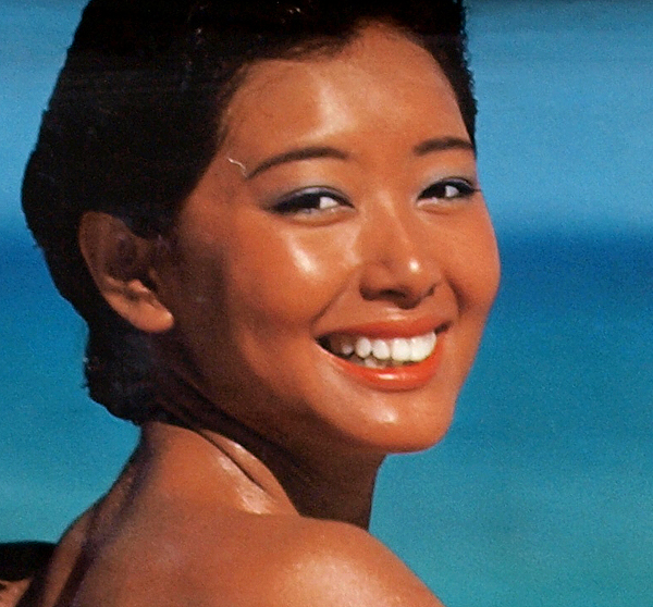 夏目雅子：ヴィーナス・ラインのマサコ ポスター◇カネボウ◇水着(な行