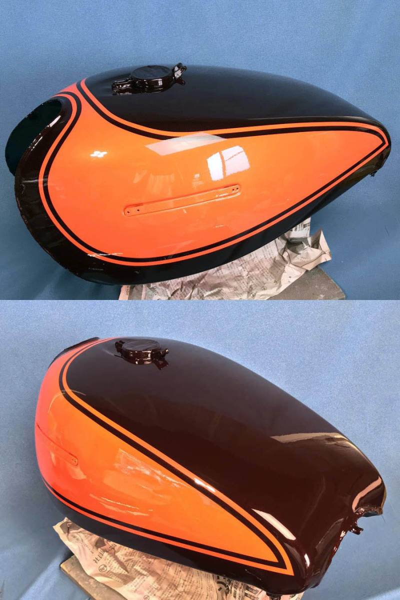 ゼファー1100 Z1 Z2 火の玉カラー 内プレスタンク外装セット Z2タイプ