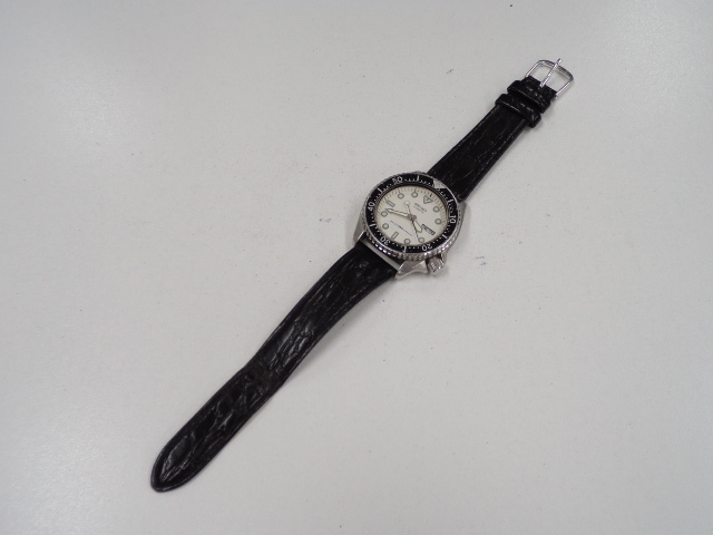 ○60サイズ SEIKO セイコー ダイバー 6458-600B メンズ腕時計 クォーツ 