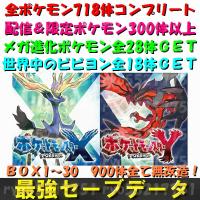 ３DS ポケットモンスターXY ポケモンXY 無改造最強セーブデータ