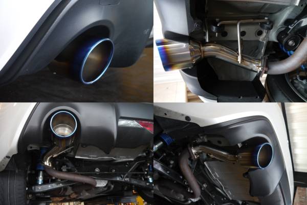 ZC6　BRZ　スバル チタン＆SUS304　ステンレス 片側出しマフラー　競技用　ZN6　86