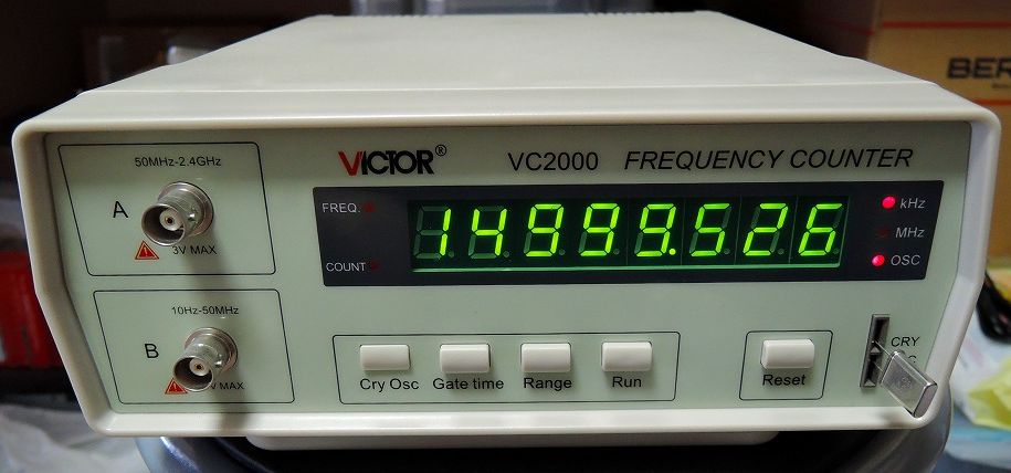 VICTOR VC2000 周波数カウンター 10Hz-2.4GHz