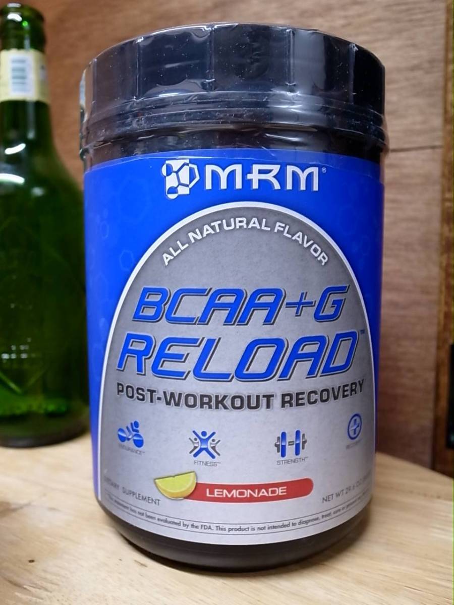 送510円 MRM BCAA+G RELOAD リロード 回復系 840g レモネード味