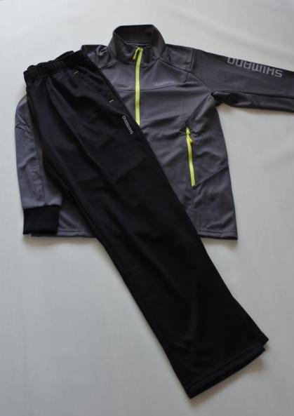 【50%OFF】シマノ ライトスーツ MD-066M　アイアングレー L 新品