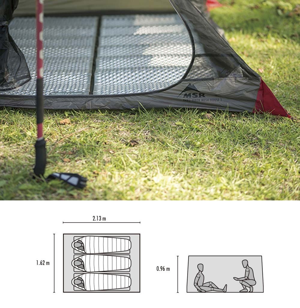 新品25%OFF☆MSR 超軽量シェルター Thru-Hiker Mesh House 3 スルー