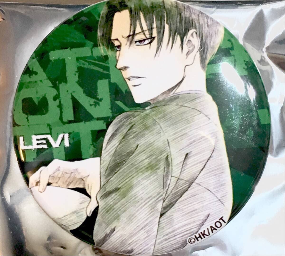進撃の巨人】浅野恭司原画展2017 缶バッジ リヴァイ コミック、アニメ