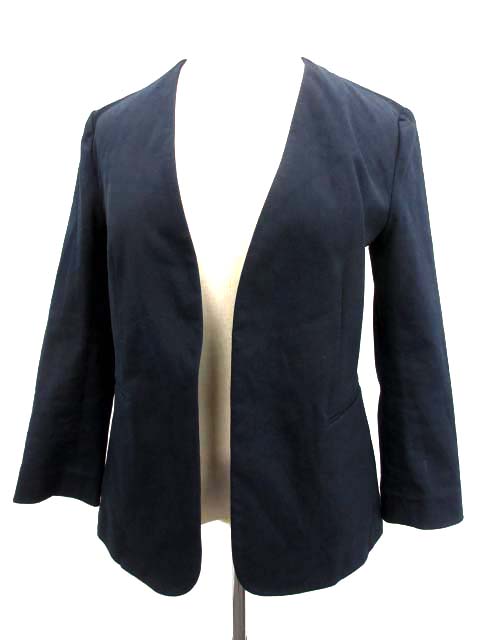 Theory セオリー theory ジャケット ノーカラー 4 紺 /EK - Theory