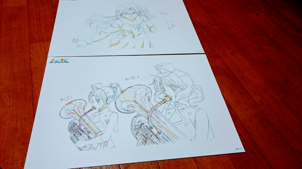 ☆響け！ユーフォニアム 高坂麗奈 京アニ正規品 限定生動画 ＆複製