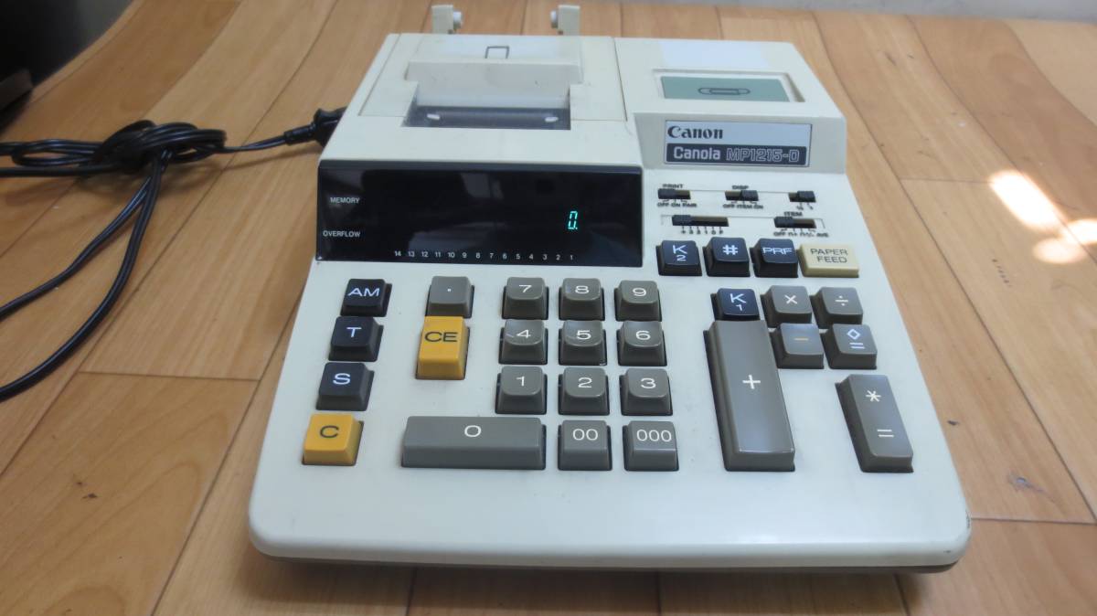 CANON キャノン Canola MP1215-VD キャノーラ 電卓 計算機(電卓)｜売買