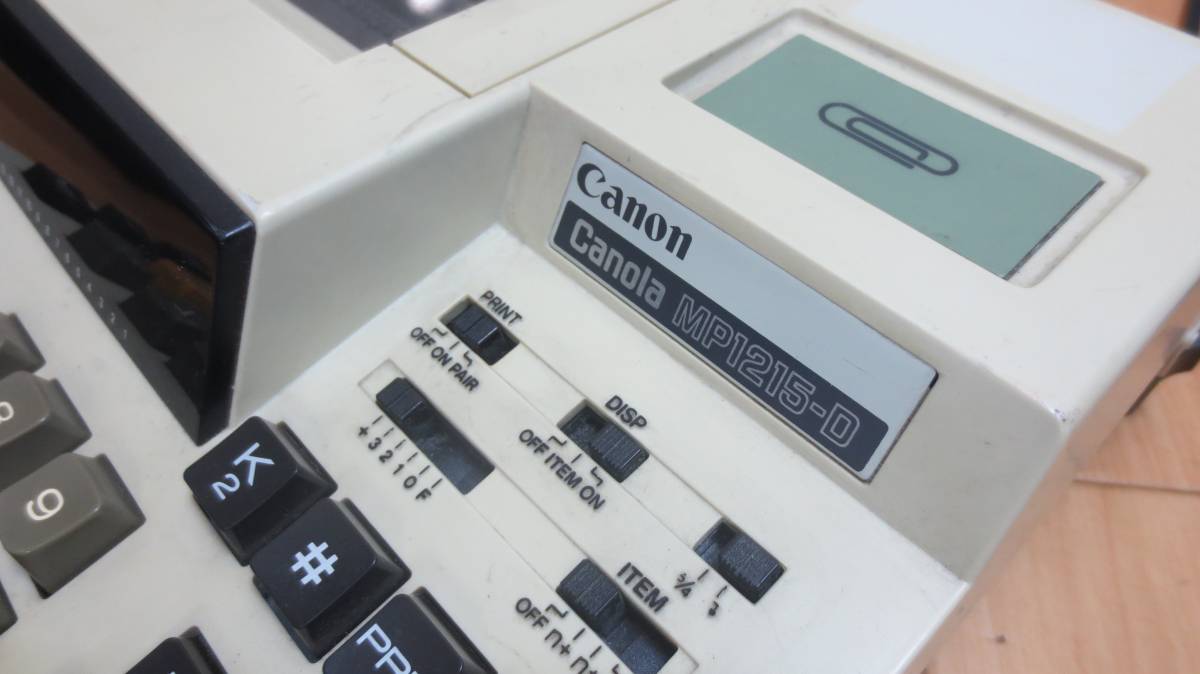 CANON キャノン Canola MP1215-VD キャノーラ 電卓 計算機(電卓)｜売買