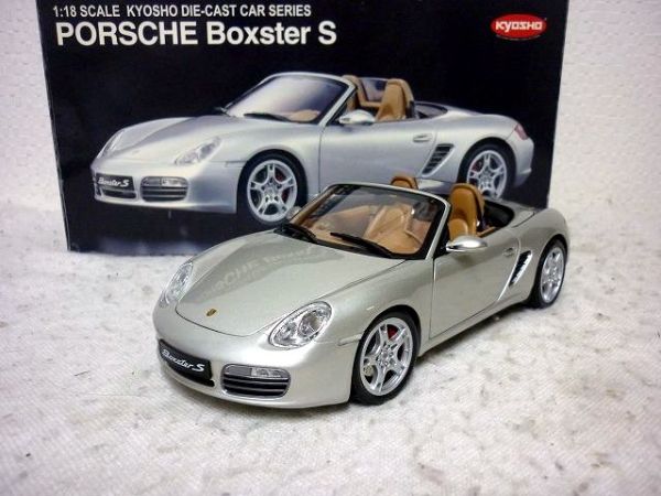 京商 ポルシェ ボクスターS 987 1/18 ミニカー PORSCHE BOXSTER S