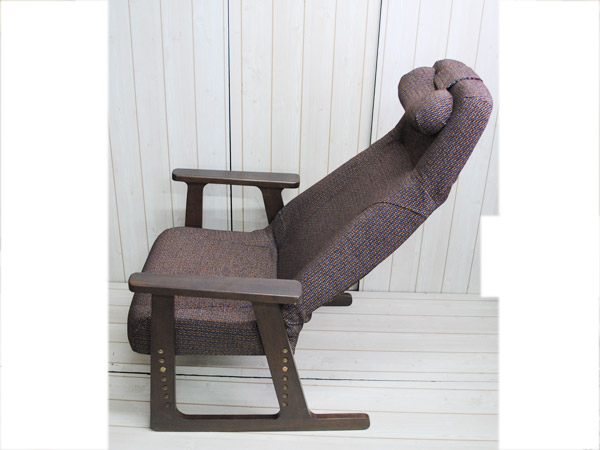 pinto RAQDA ピント●姿勢を良くするリラックス　疲れない ダイニングチェア　高さ6段階調節●ブラウン●ZS