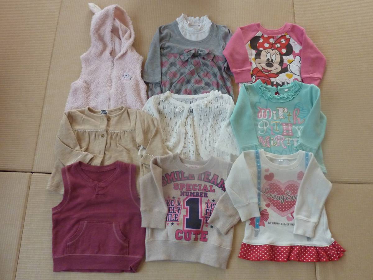 ☆le zoo petit☆ELLE☆ユニクロ☆他 女の子服 秋冬物まとめ売り 80cm