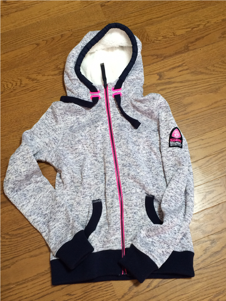 Superdry スーパードライ 『極度乾燥（しなさい)』 ジップパーカー S 