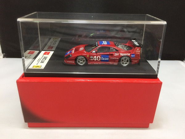 $ Make up アイドロン EIDOLON EM026 ミニカー 1/43 Ferrari フェラーリ F40 LM IMSA GTO Road America 1990 RED 中古 美品