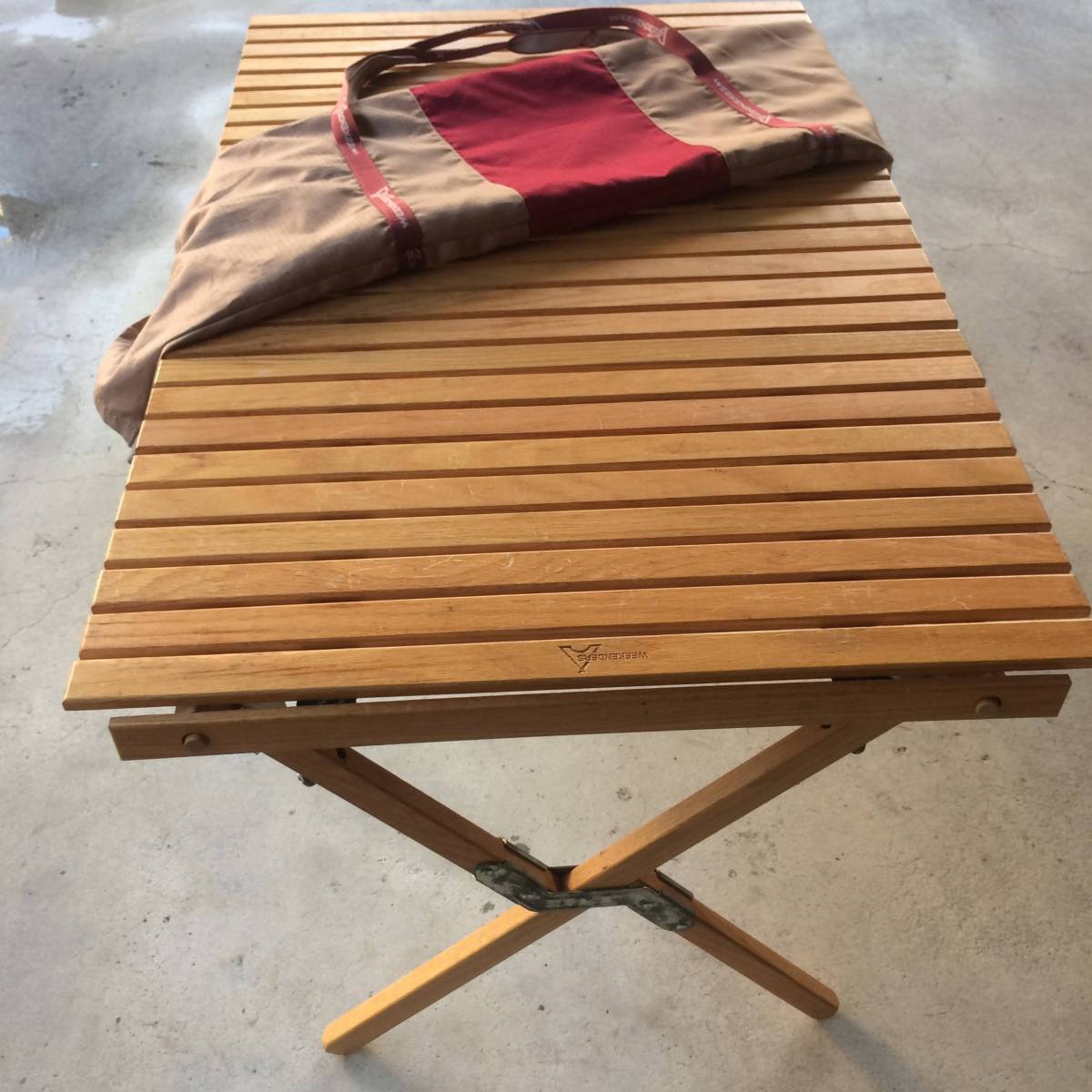 美品] WEEKENDERS ウッド ロールトップテーブル Low 貴重超レア 絶版品