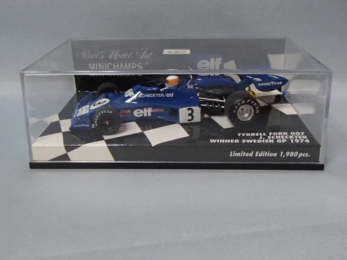 ミニチャンプス 1⁄43 ティレル・フォード 007 パトリック・ドゥパイエ