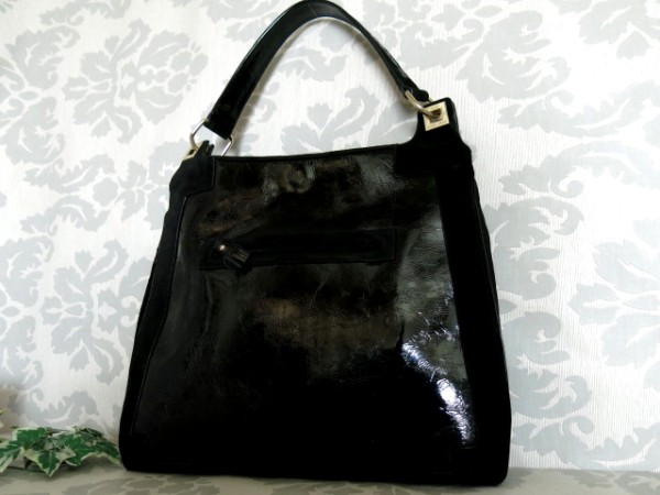 ◇美品◇Anya Hindmarch アニヤ ハインドマーチ◇レザー 革 エナメル 