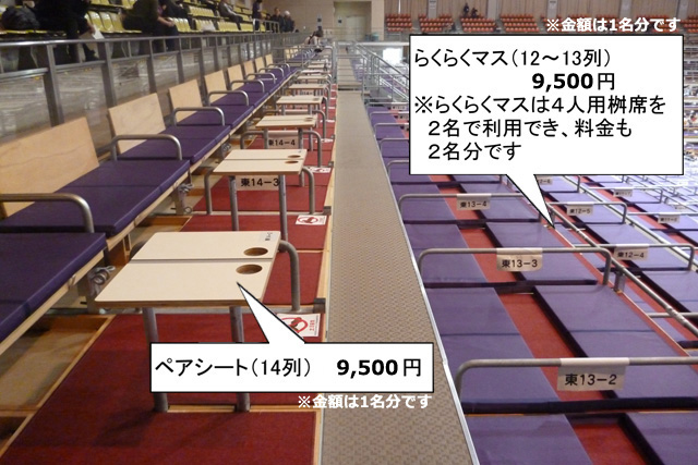 大相撲11月場所（九州場所）らくらくマス席　2名分_2