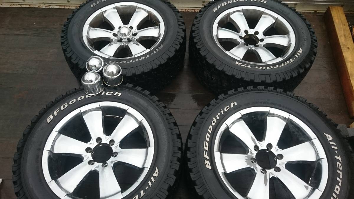 中古 社外 MKW MK-36 ホイール アルミ 18インチ 8J 6穴 4本 139.7 美