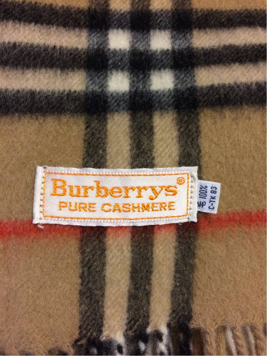 販売ウェブサイト カシミア100％ バーバリー マフラー BURBERRY グレー