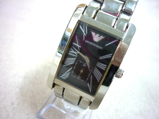 077-158□EMPORIO ARMANI エンポリオ アルマーニ AR-0156 時計