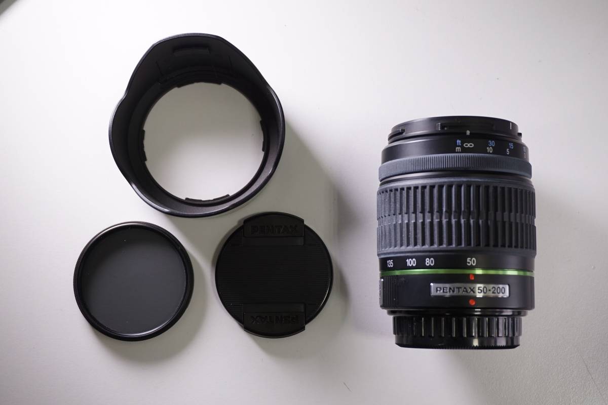 ペンタックス smc PENTAX DA 1:4-5.6 50-200mm Φ52ｍｍ ED ズームレンズ 美品 動作品 動作確認済 Kマウントの新型標準ズーム「smc PENTAX-DA L 18-50mmF4-5.6 DC WR RE