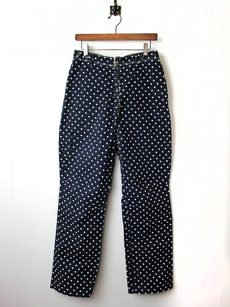 【お買い得，セール】 KAPITAL キャピタル ポルカドットピエロパンツ S 1 /- ボトムス サルエル 水玉 ロング ネイビー 2400010429705(女性用)｜売買されたオークション情報、yahooの商品情報をアーカイブ公開 - オークファ 女性用