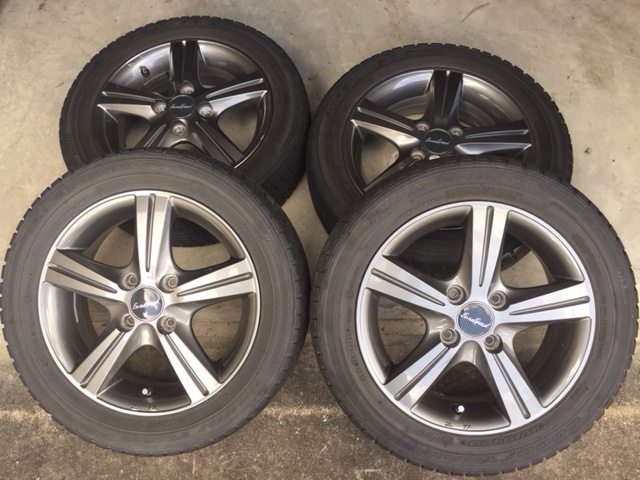 ★お安く即決！マナレイ 14×4.5J +43 ワゴンR ラパン タント ムーブetc 軽四★