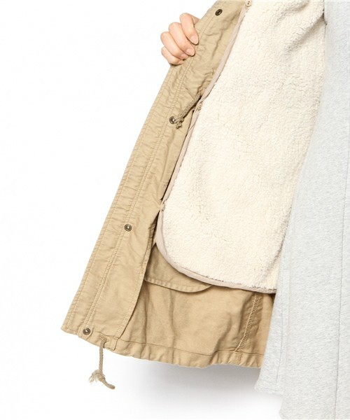 ★N. Natural Beauty Basic エヌ ナチュラルビューティベーシック ファー付きモッズコート★M ベージュ★新品タグ付き★