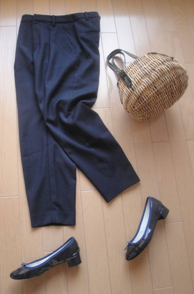 BARNYARDSTORM 　バンヤードストーム 形綺麗　タックパンツ　ネイビー　1