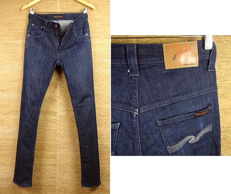 Nudie Jeans/ヌーディージーンズ」TAPE TEDストレッチ・スキニーデニム 